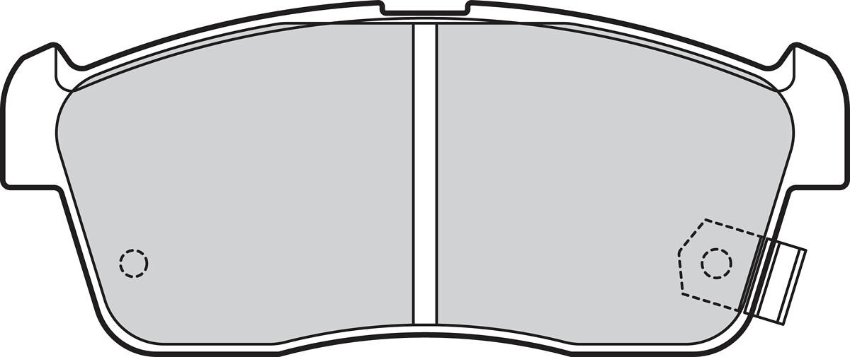 Jeu de 4 plaquettes de frein VALEO ref. 302055